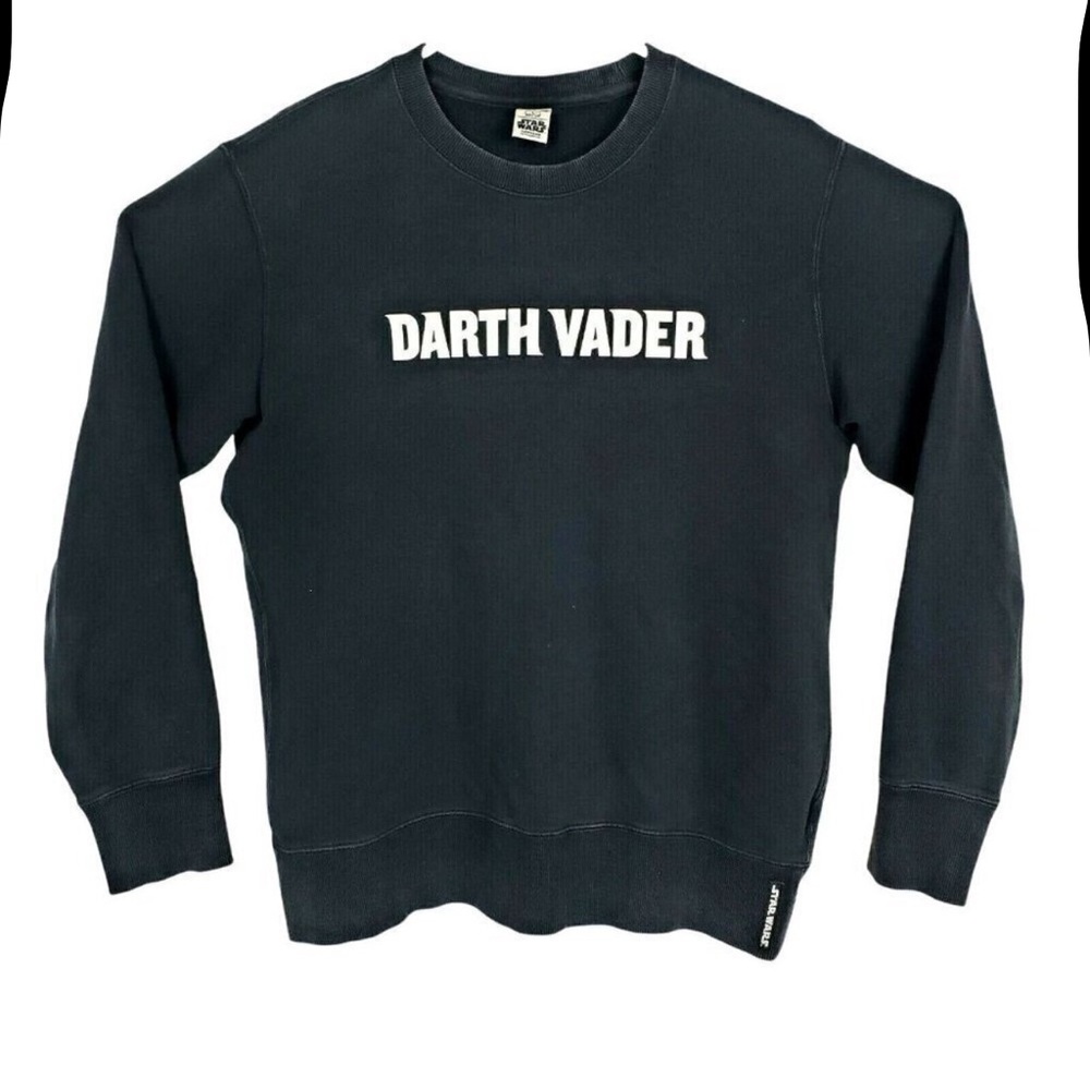 Star Wars Rogue One Sweatshirt Darth Vader UT Uniqlo Black Mens Large